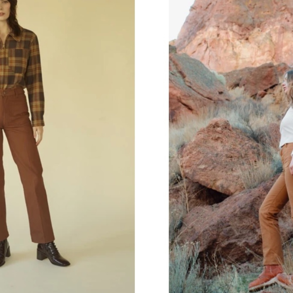ISO lykke wullf ranch pants in browns or plaids